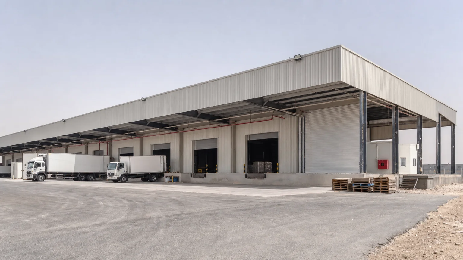 Cairo Logistics park warehouse cluster Steel Structure Project