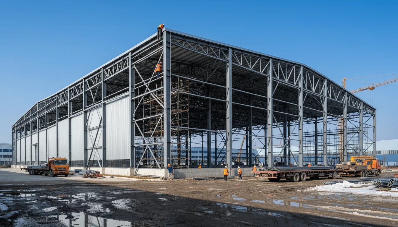 鸡东县东良粮库仓储库 — 工业厂房 in 鸡东县, 黑龙江省, steel structure project by WZH Construction Group