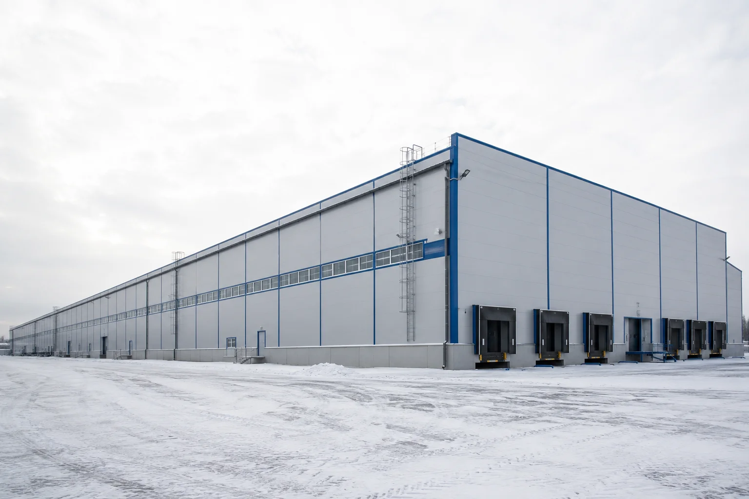 莫斯科物流分拨中心项目 — 物流仓储 in 莫斯科, Russia, steel structure project by WZH Construction Group