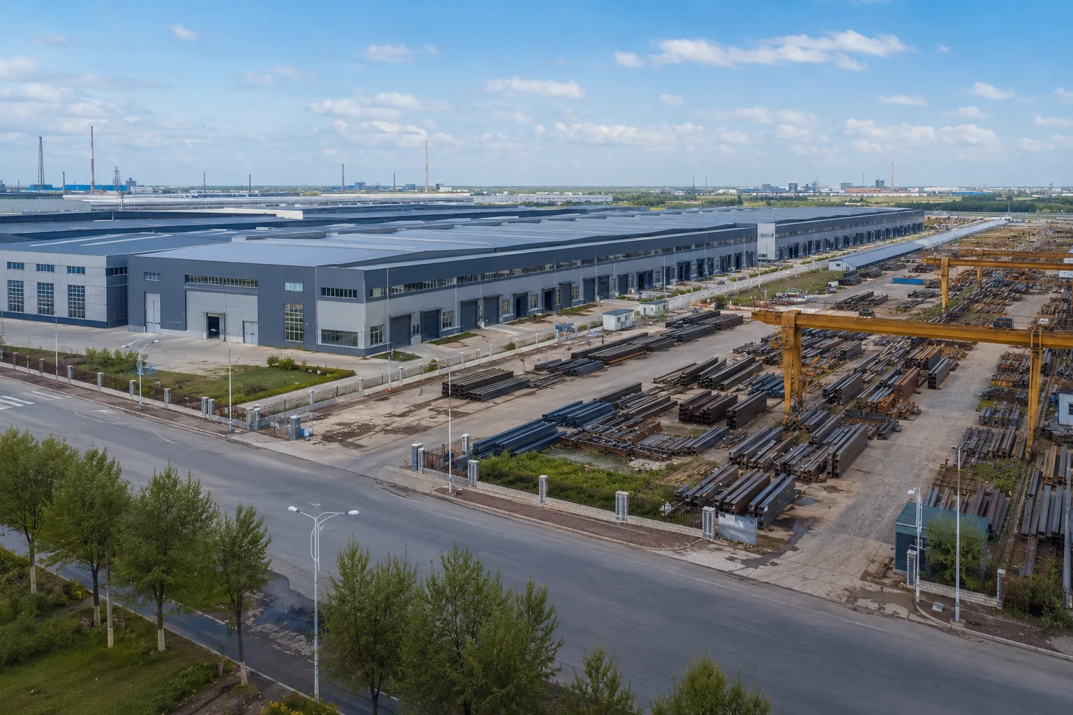 威正恒智能制造产业基地 — industrial in 哈尔滨, steel structure project by WZH Construction Group
