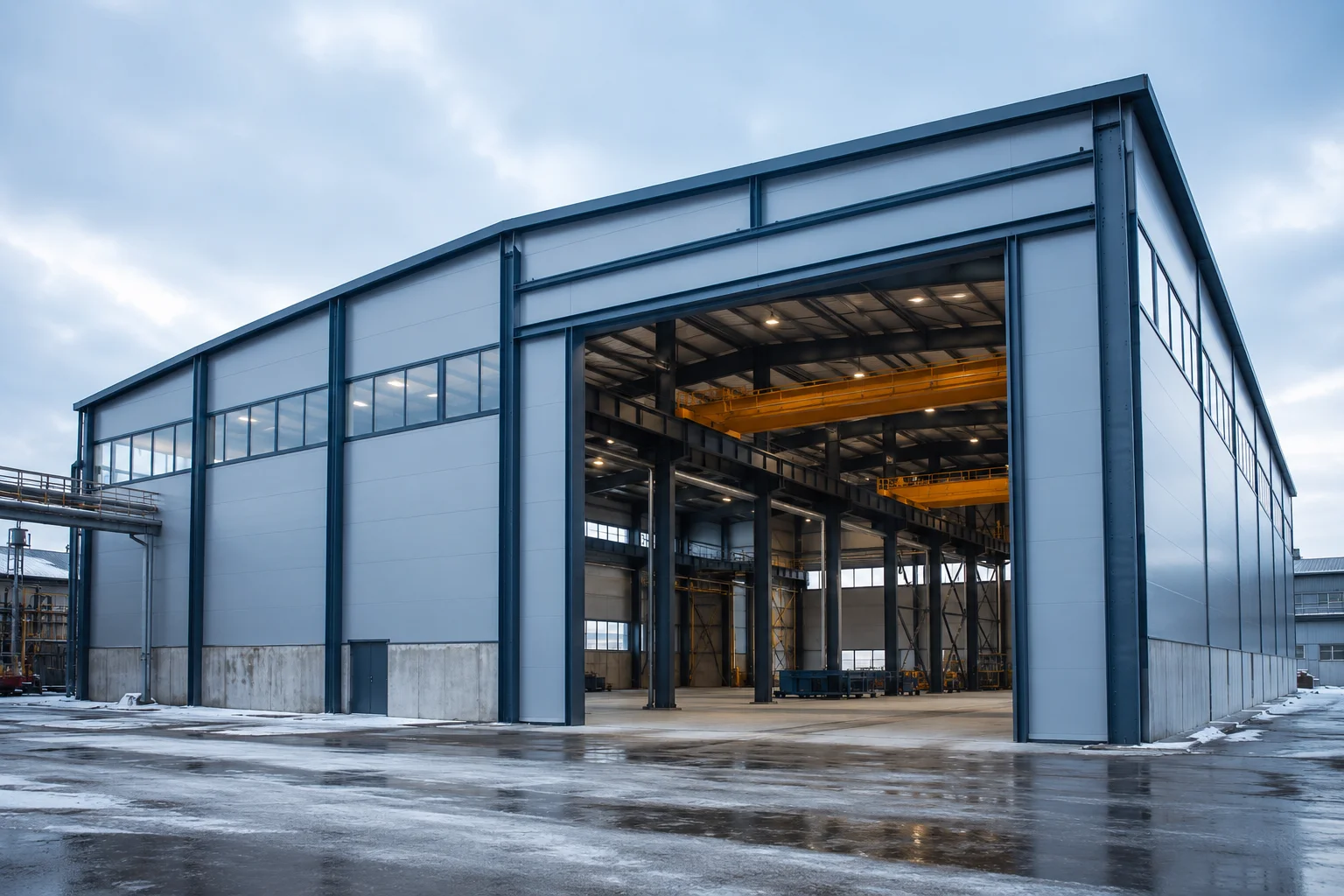 叶卡捷琳堡重型机械制造车间项目 — 重型工业 in 叶卡捷琳堡, Russia, steel structure project by WZH Construction Group