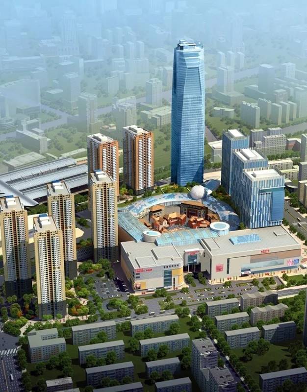 沈阳乐天世界商业二期14号楼幕墙 — 项目示意图片